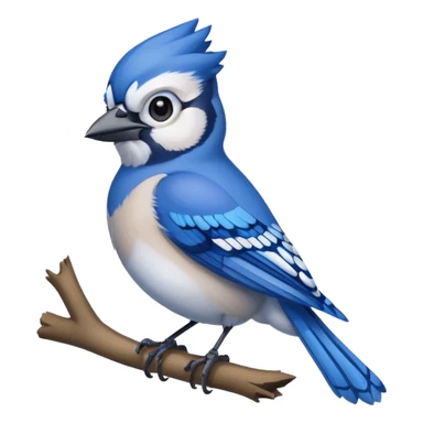 bluejay with attitude sticker
