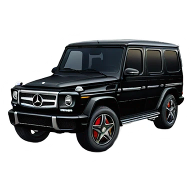 Black Mercedes G wagon  sticker