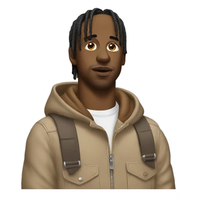 Travis Scott buying a product  sticker
