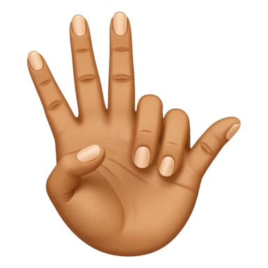 I want a hand with four fingers and one thumb and i want the pointer finger extended out and the thumb upward as to make a gun (finger gun) sticker