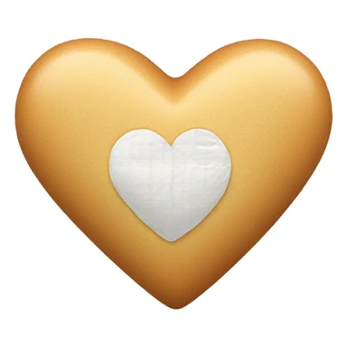 Heart with bandaid on it  sticker