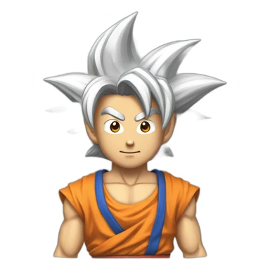 San goku déguisé en akastukir sticker