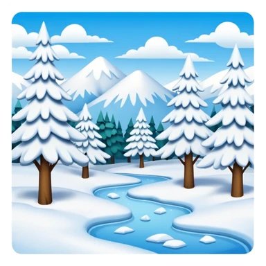 snow weather sticker