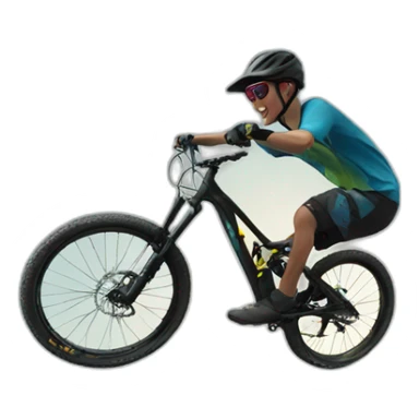 boy doing a gap jump on a trek marlin 7 mountain bike sticker