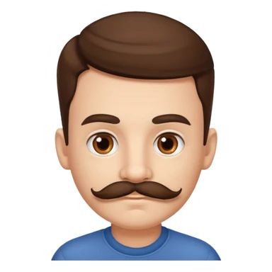 mustache Young boy,Big mustache.
negative: Dont use same face. sticker