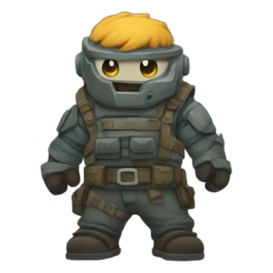 Grunt Hank from madnesscombat sticker