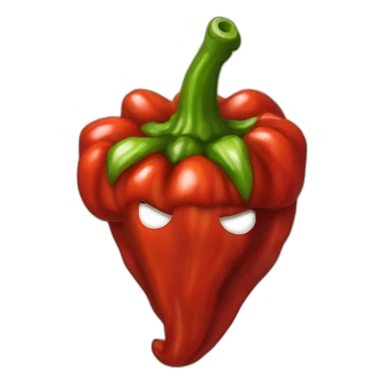 chili pepper TRINIDAD MORUGA SCORPION sticker