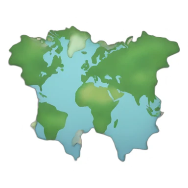 geographic map sticker