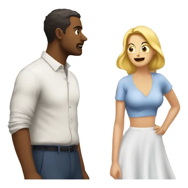 Distracted Boyfriend: Iconic-style Candid Likeness Meme

A man on a city street turns to look at another woman, while his girlfriend reacts angrily. A vivid scene of contrasting attention. sticker
