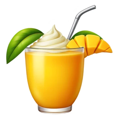 Cute japanese dessert mango sticker