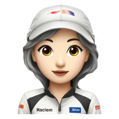 korean Fan-girl F1 McLaren  sticker