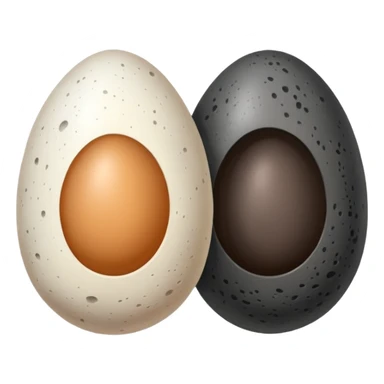 two crow eggs sticker