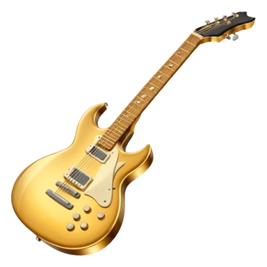 cinematic-realistic-guitar,-polished-metal,-warm-golden-reflections-dancing-along-its-surface,-soft-hands-carefully-positioned-over-the-keys,-glowing-with-an-elegant-and-airy-charm. sticker