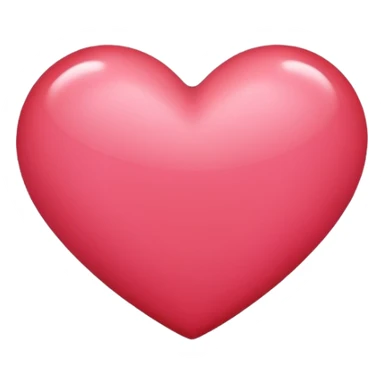 pinkish red heart sticker