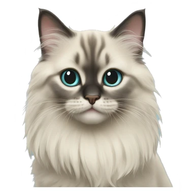 The kitten of the Neva masquerade cat sticker