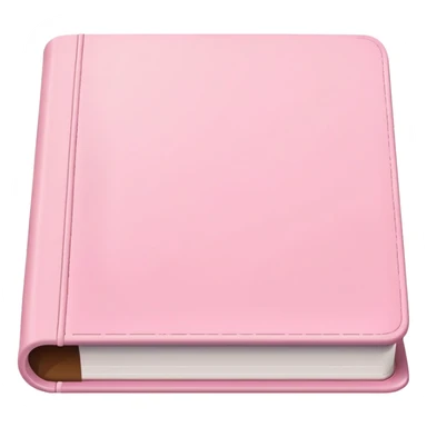 Pastel pink book sticker