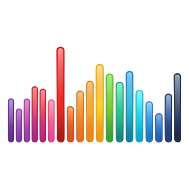 black audio spectrum sticker