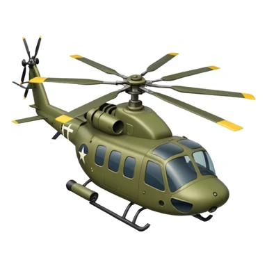 WW2 style helicopter  sticker