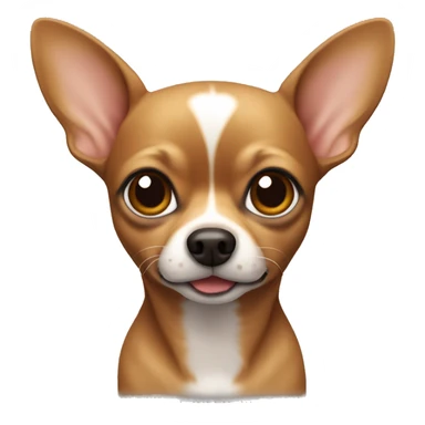 Chihuahua brown color sticker