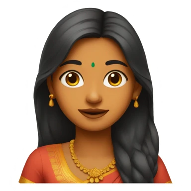 Indian girl from Goa sticker