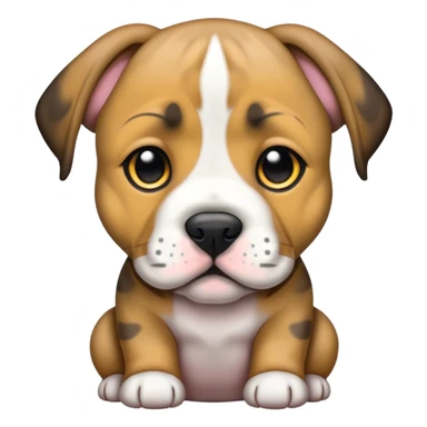 Preso Canario Brindle Puppy sticker