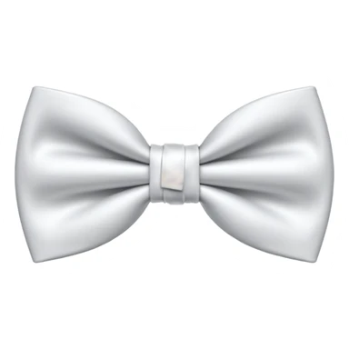 White bow tie like iPhone bow tie sticker