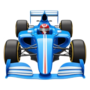 formula 1 blue sticker