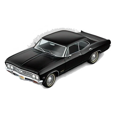 Impala Chevrolet 1967 Black sticker