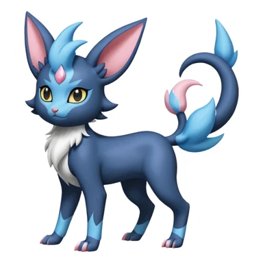 Luxray-Absol-Sylveon-Dewott-fusion sticker