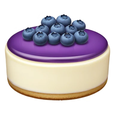 Blueberry cheesecake sticker