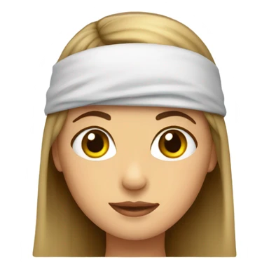 girl wearing hairnet sticker