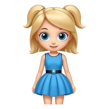 Powerpuff girl bubble sticker