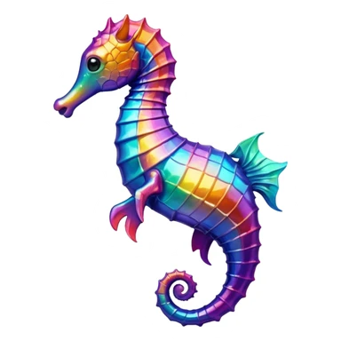 Seahorse - чтобы выглядил как настоящий эмодзи sticker