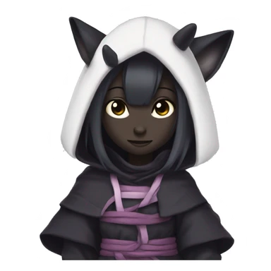 kuromi with dnd dic sticker
