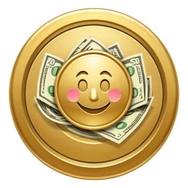 money bonus icon for site navigation. backend money  sticker
