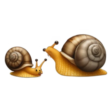 snail and hedgehog sticker