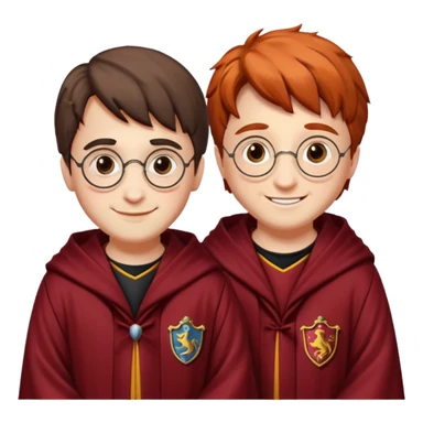 Harry potter and Ron wesley sticker