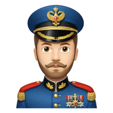 Nicholas II, Russian tsar,  sticker