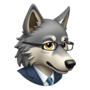 wolf of finance sticker