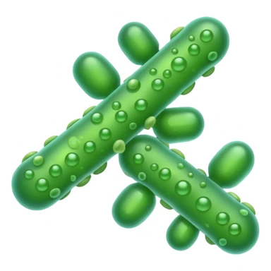 green gut bacteria sticker