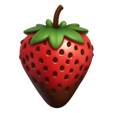 Chocolate covered strawberry  sticker