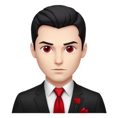 Lucifer half body sticker