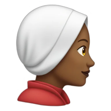 Handmaids tale only head sticker