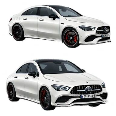 Mercedes cla 45s sticker