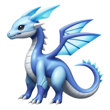 Inteleon-Pokémon-Dratini-Dialga-Amaura-fusion (full body) sticker