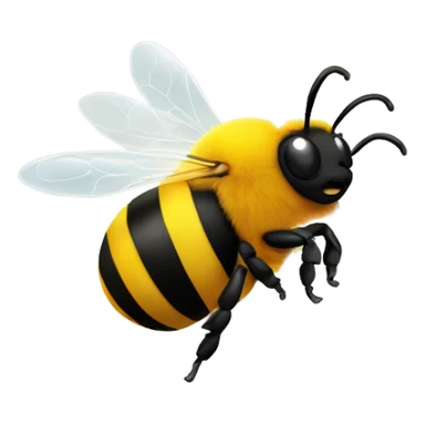 Bumble bee doing a fart  sticker