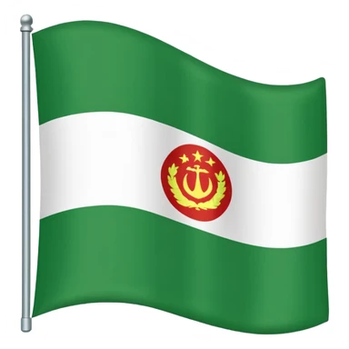 Just do a simple flag I want to put in my bio. Have u seen the panjshir flag do that it’s not in the emojis but make it exactly like the picture don’t add anything else. something on the middle search it up and make it in a shape of flag like the emojis no it’s goes like green on  sticker