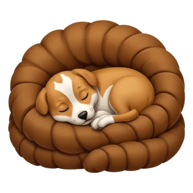 Doggy sleeping sticker