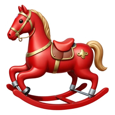 red Rocking Horse sticker