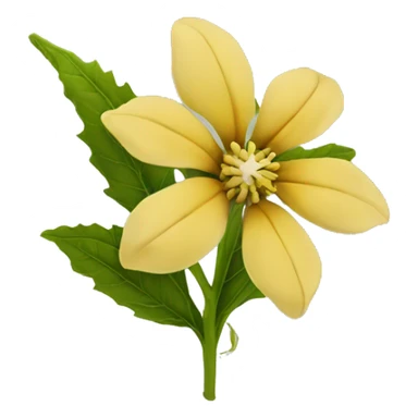 Tobacco flower sticker